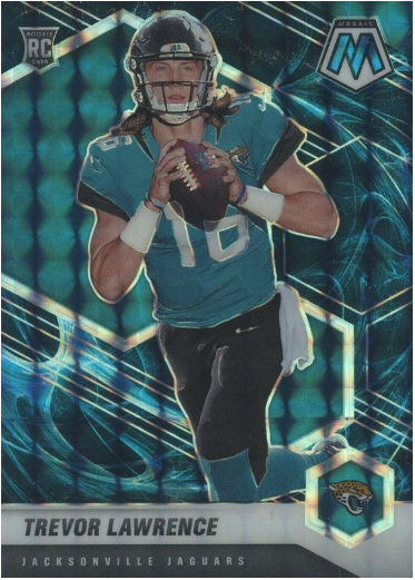 Custom Trevor Lawrence Rookie Football Card in Soft Case With 