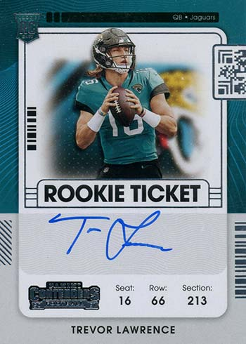 2021 Sage Hit Premier Draft High TREVOR LAWRENCE RC Rookie Card #180  Jaguars |